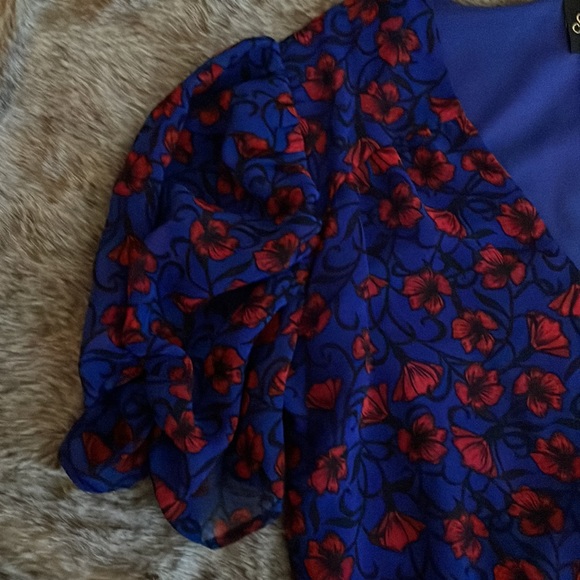 Disney Snow White Short Sleeve Floral Print High/Low Dress Small - Picture 2 of 12